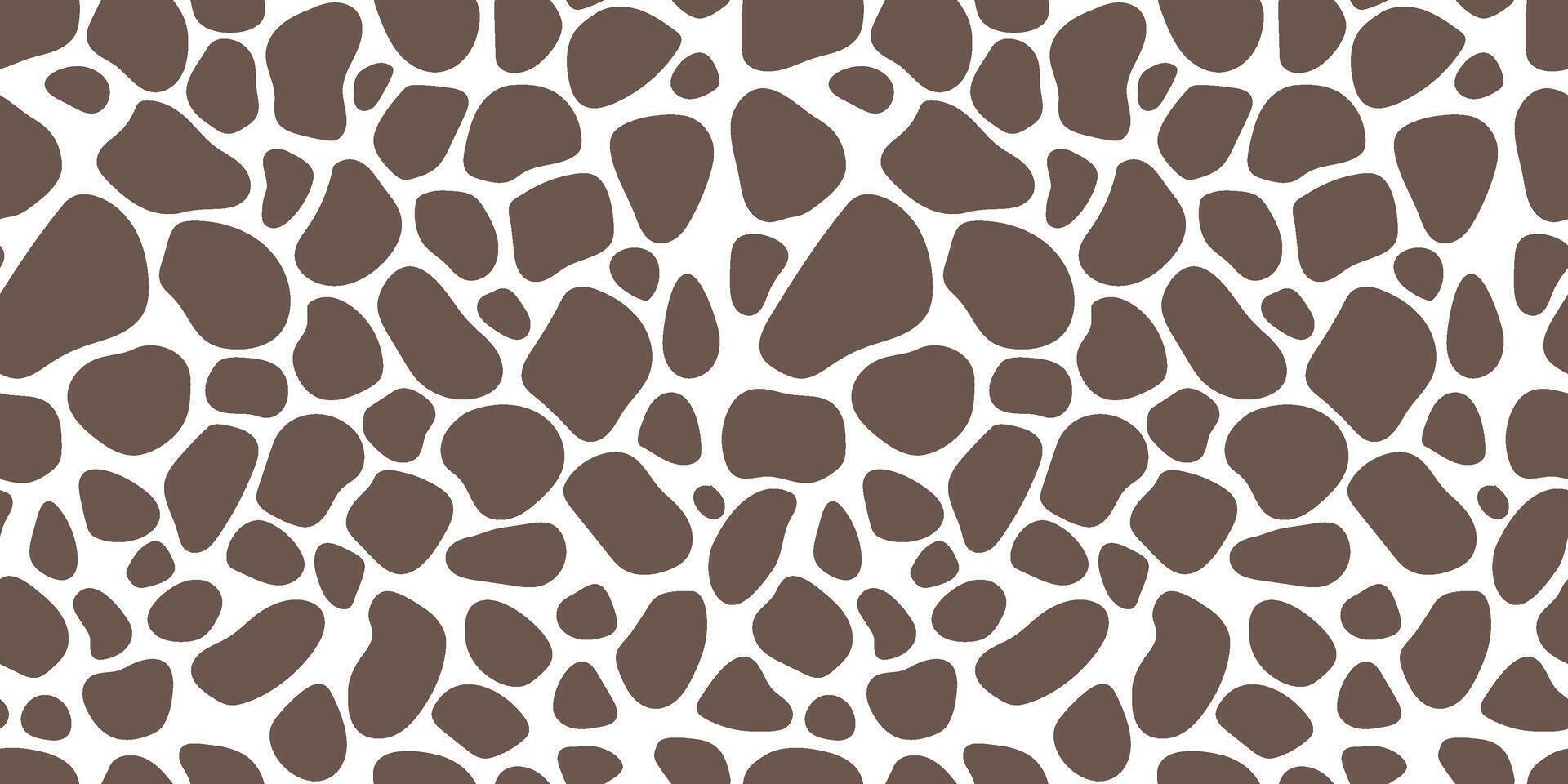 Cobblestone mosaic seamless pattern, stone texture. abstract repeat background vector