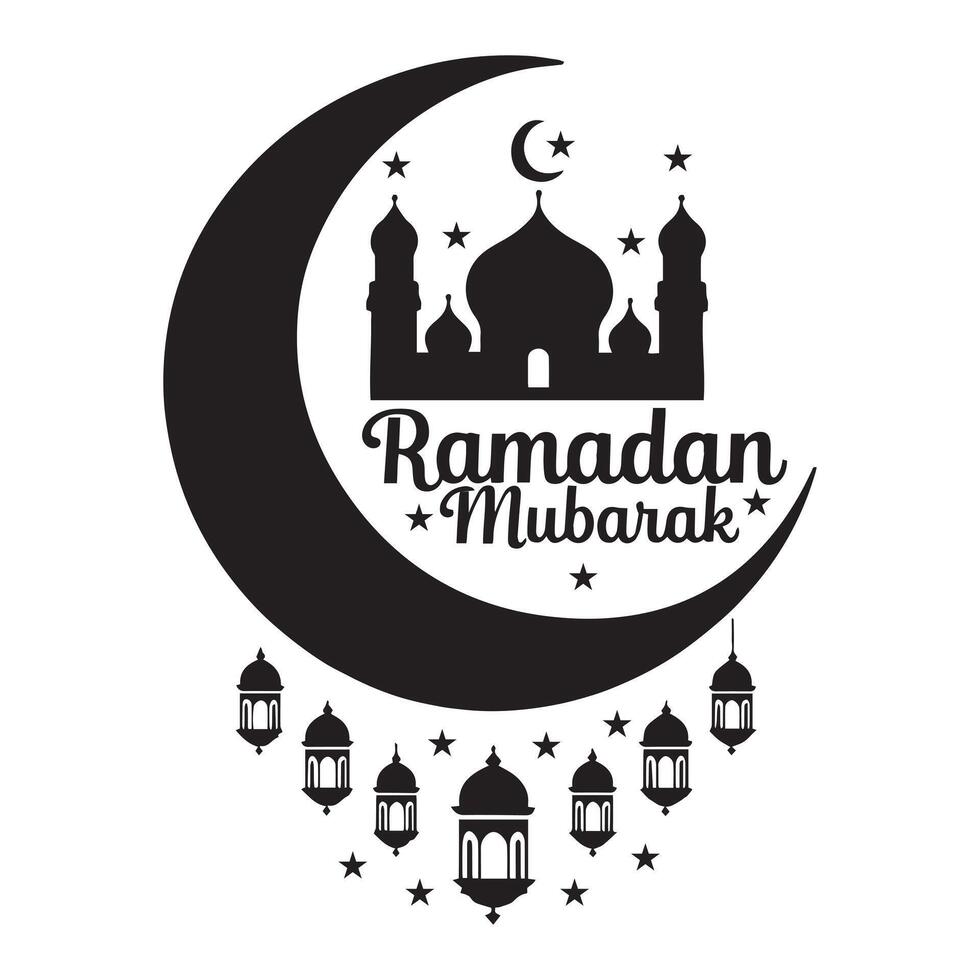 Ramadan Nights Lantern Art vector