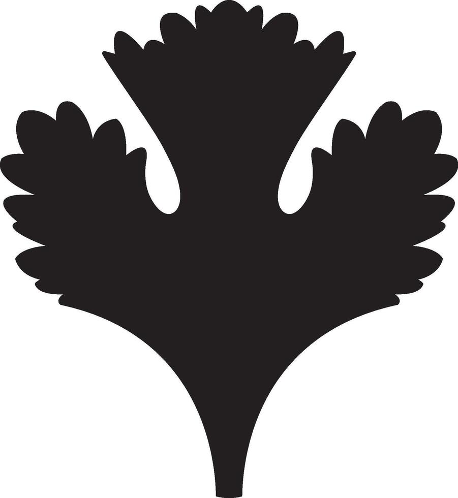 Parsley vegetable icon vector