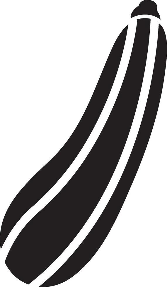 Courgette vegetable icon vector