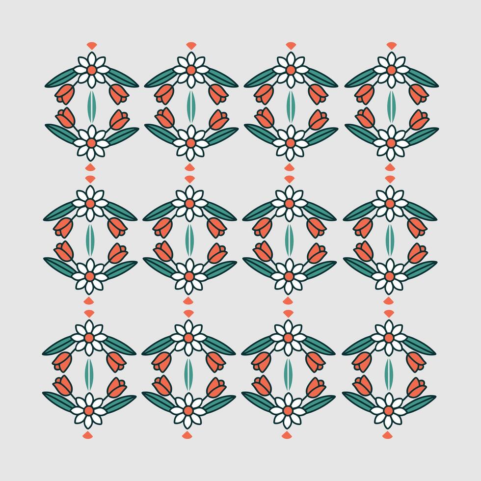 Floral Frame with Stylish. vector