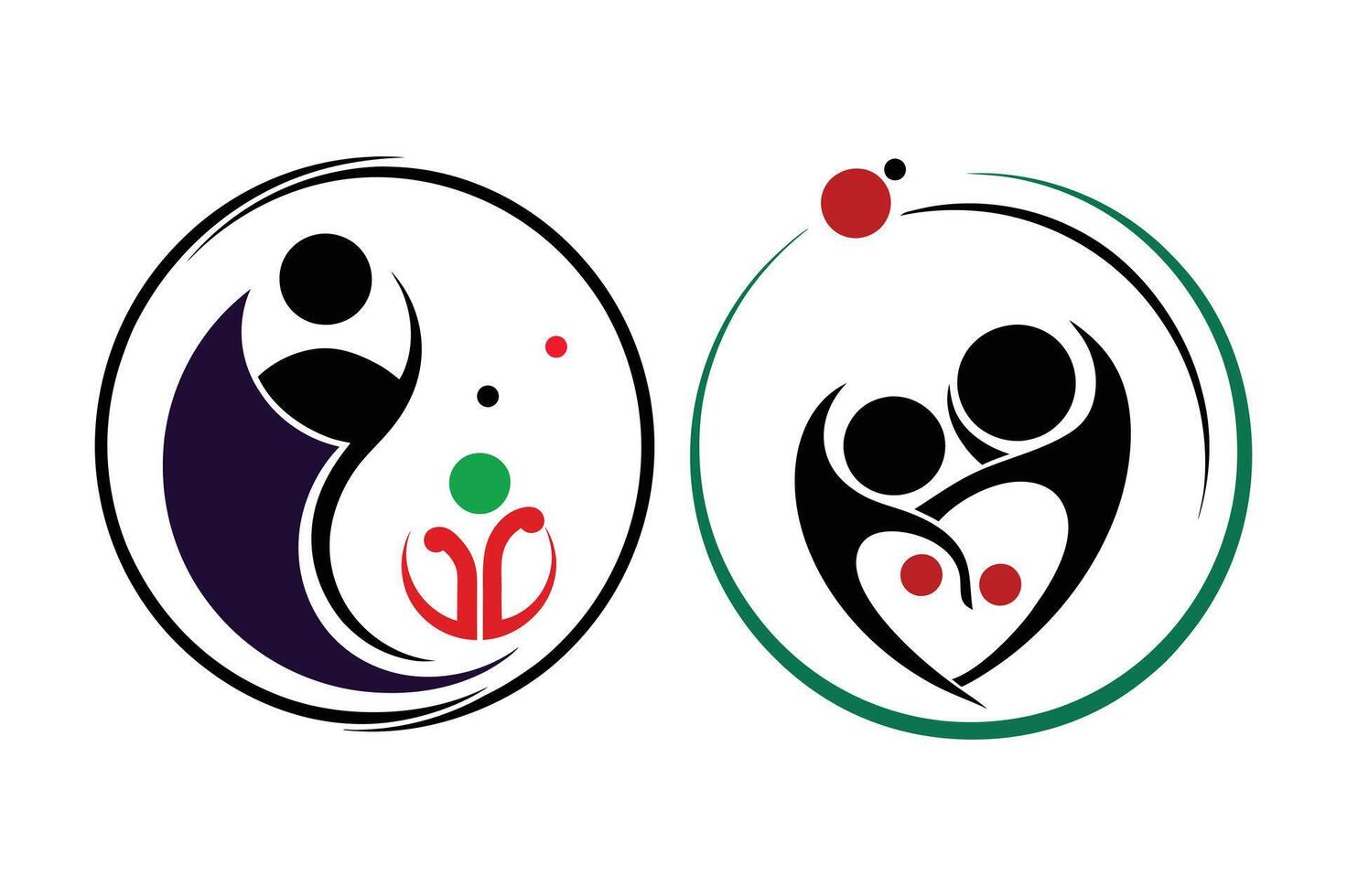 Care and Company Logo Design Icon. vector