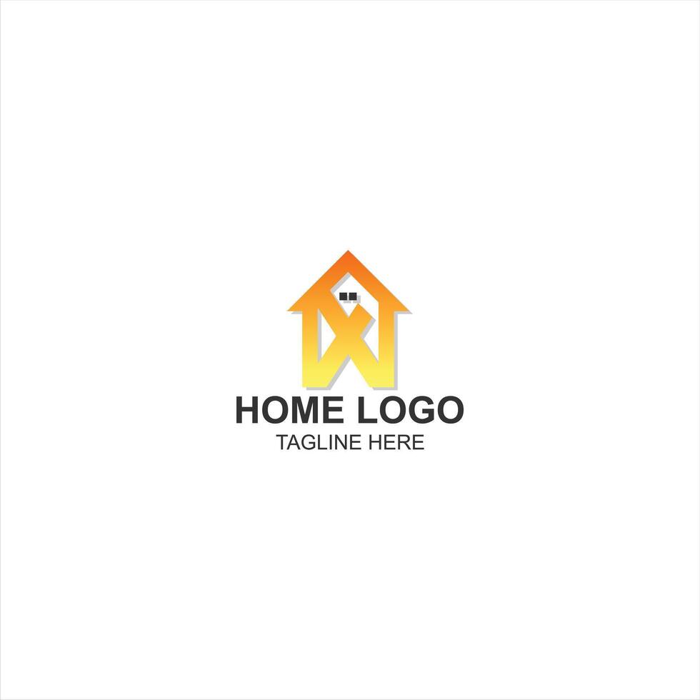 letter x logo icon for real estate or building with creative illustration vector