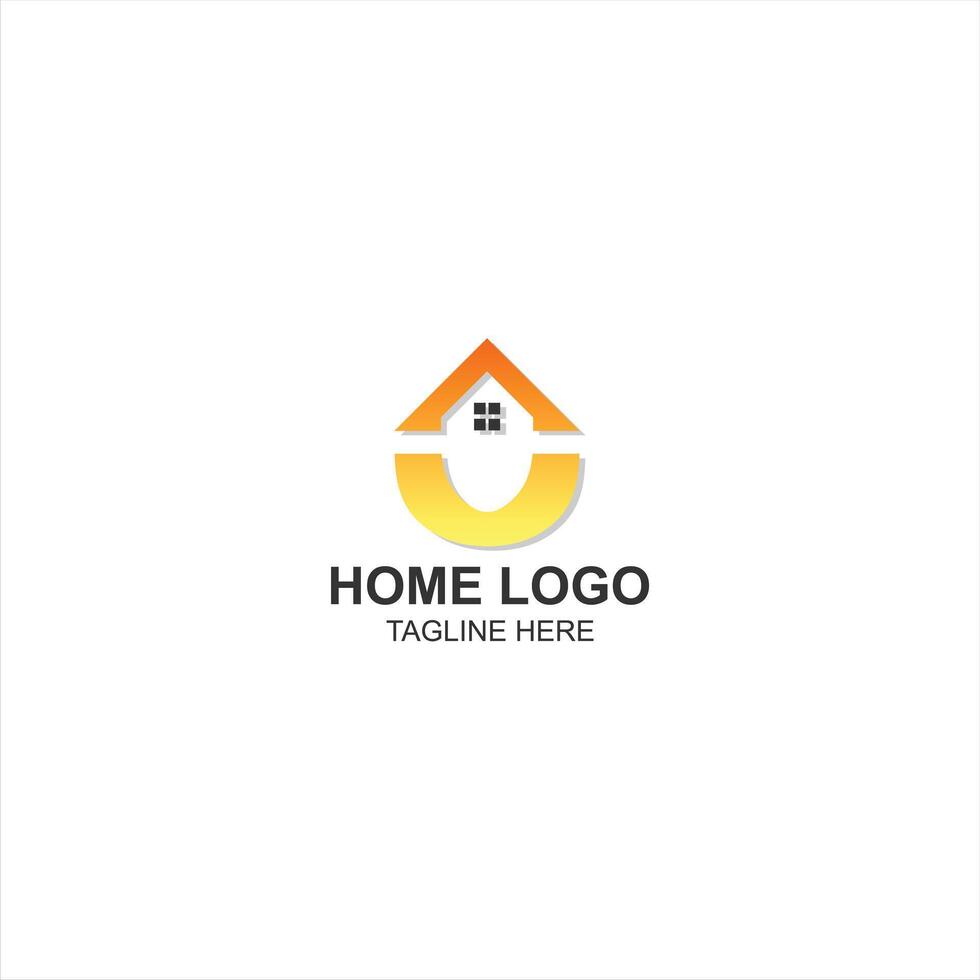 letter o logo icon for building or company with creative illustration vector