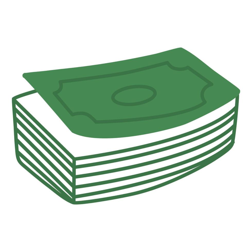 money stack sign. money stack vector
