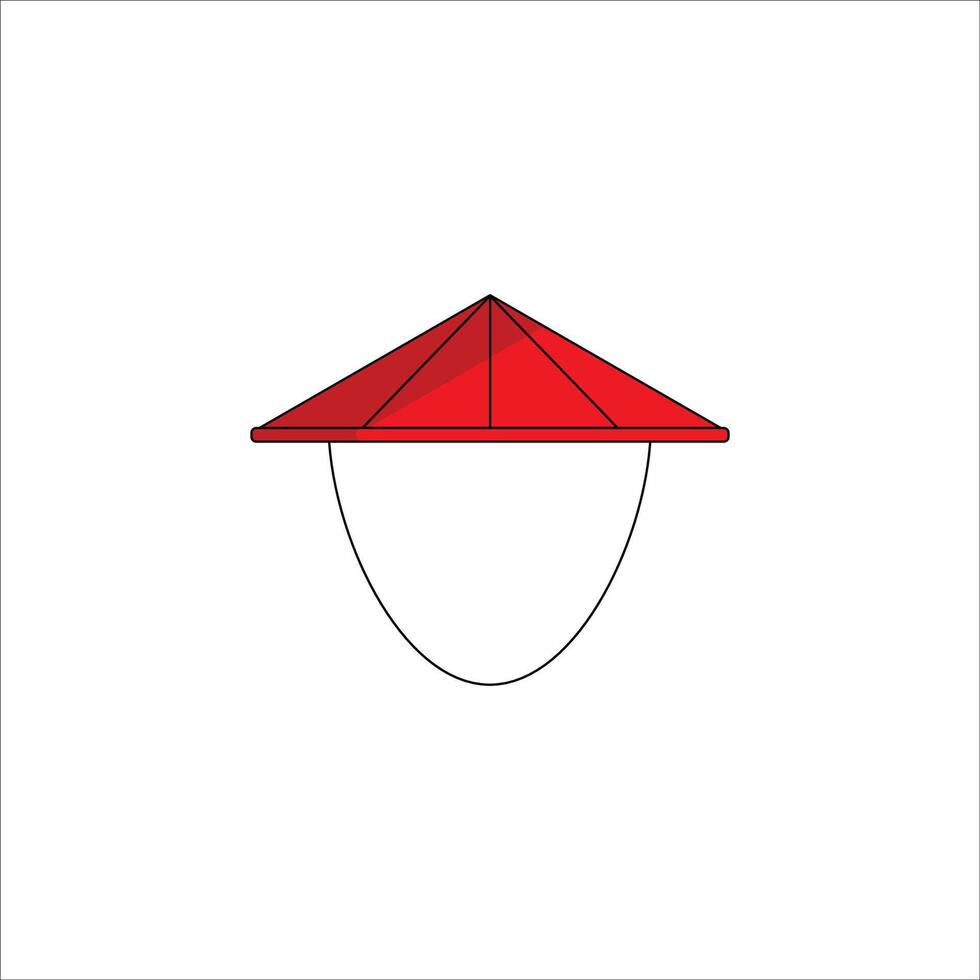 a red hat on a white background vector