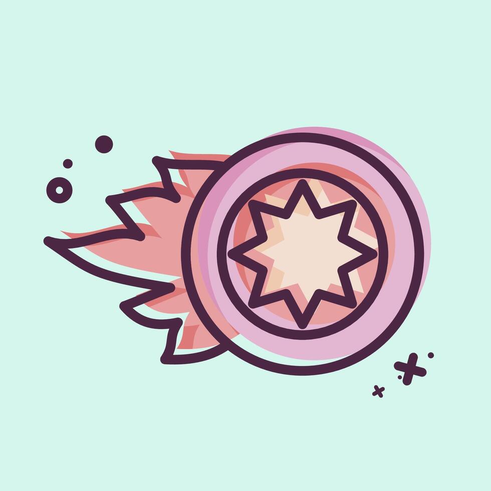 Icon Wheel. related to Speed symbol. MBE style. design editable vector