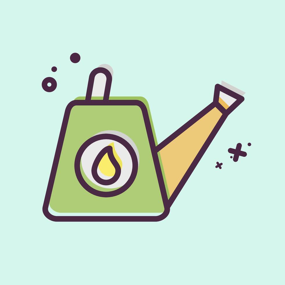 Icon Watering Can. related to Hobbies symbol. MBE style. design editable vector