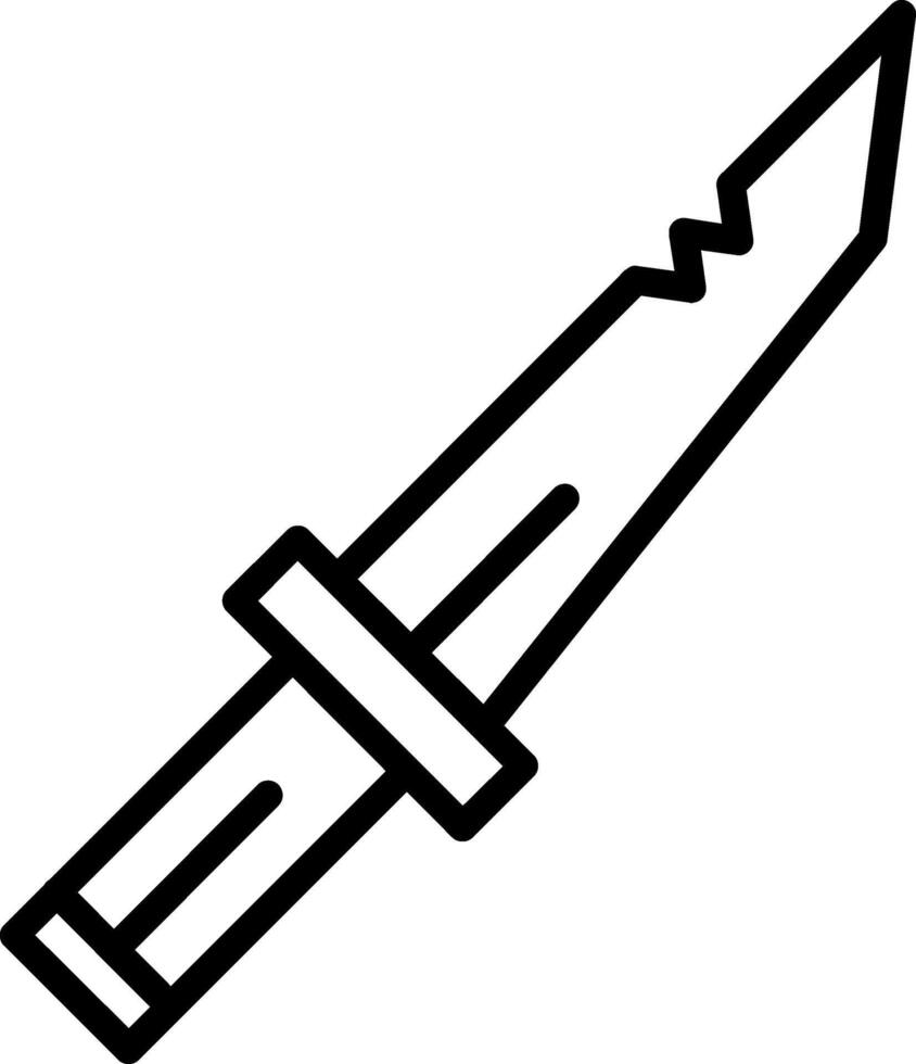 Knife Line Icon Designs vector