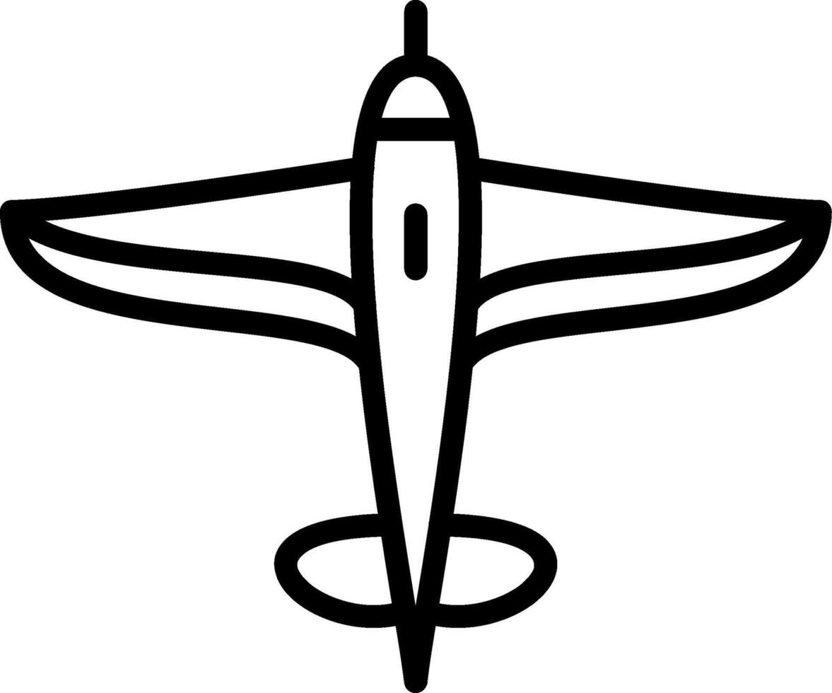 Plane Line Icon Designs vector