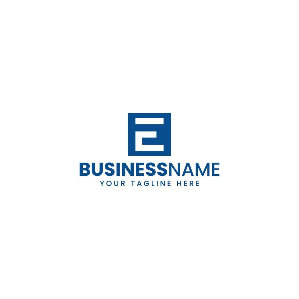 Modern E Letter Logo Design vector