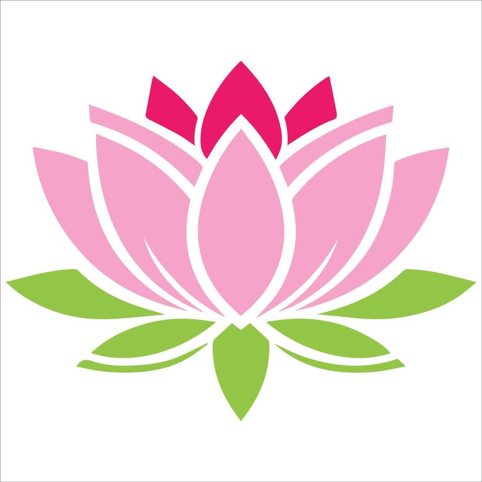 lotus flower icon vector