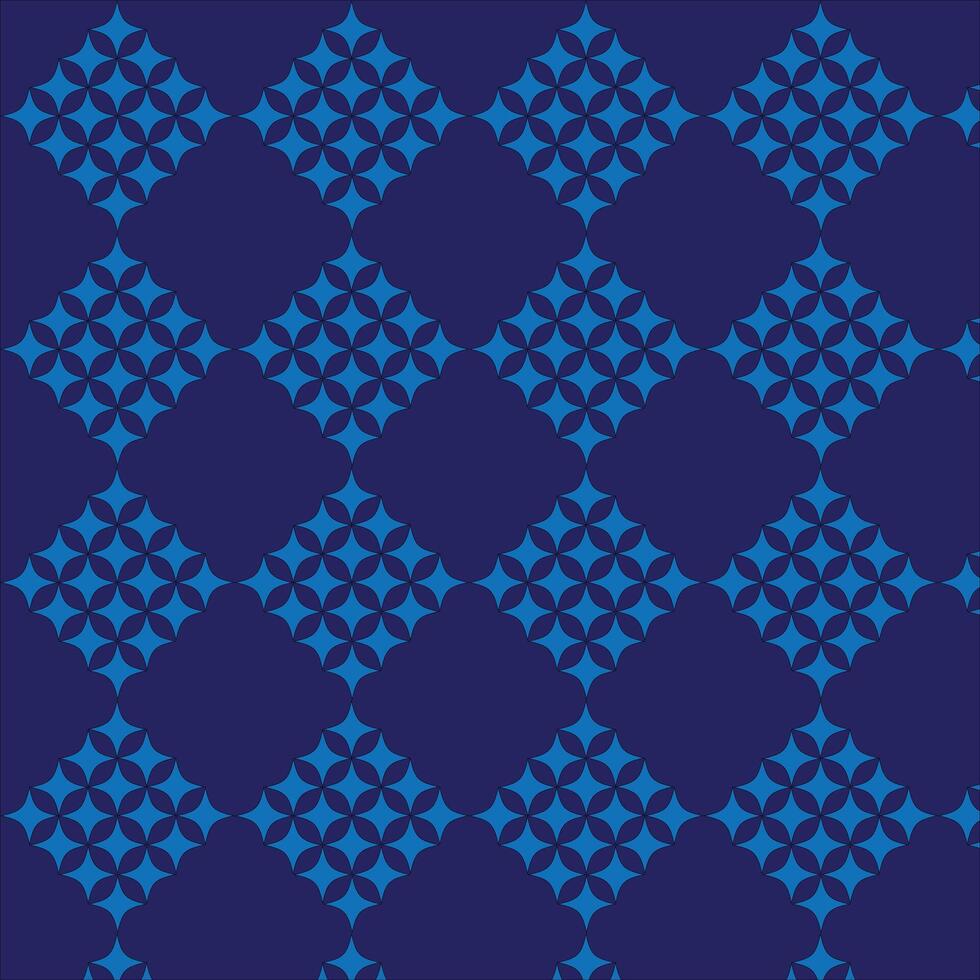 blue star geometric shape pattern vector
