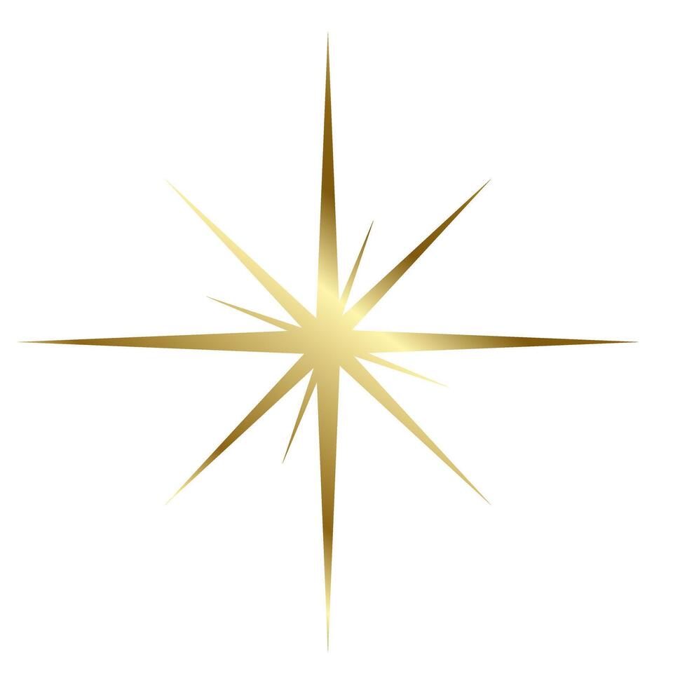 A flat sample luxury star bright on white background, icon, star symbol, shape, object, star element, a premuim star icon concept , illustration. vector