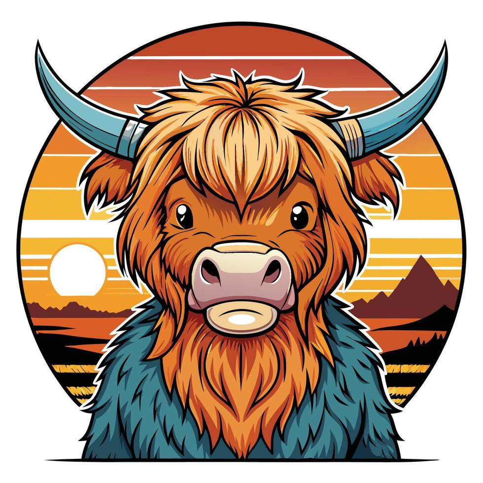 Creative Bison Head Mascot Designs vector