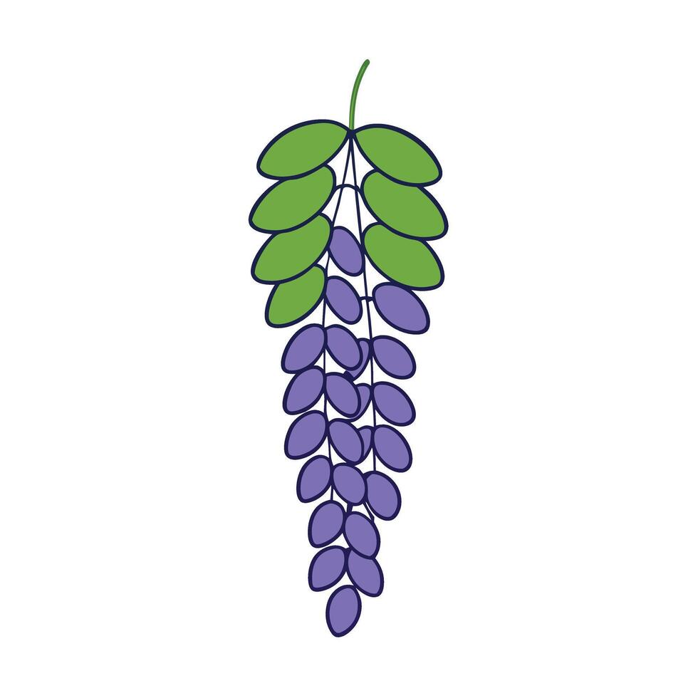 Inspiring Wisteria Flower Design Concepts vector