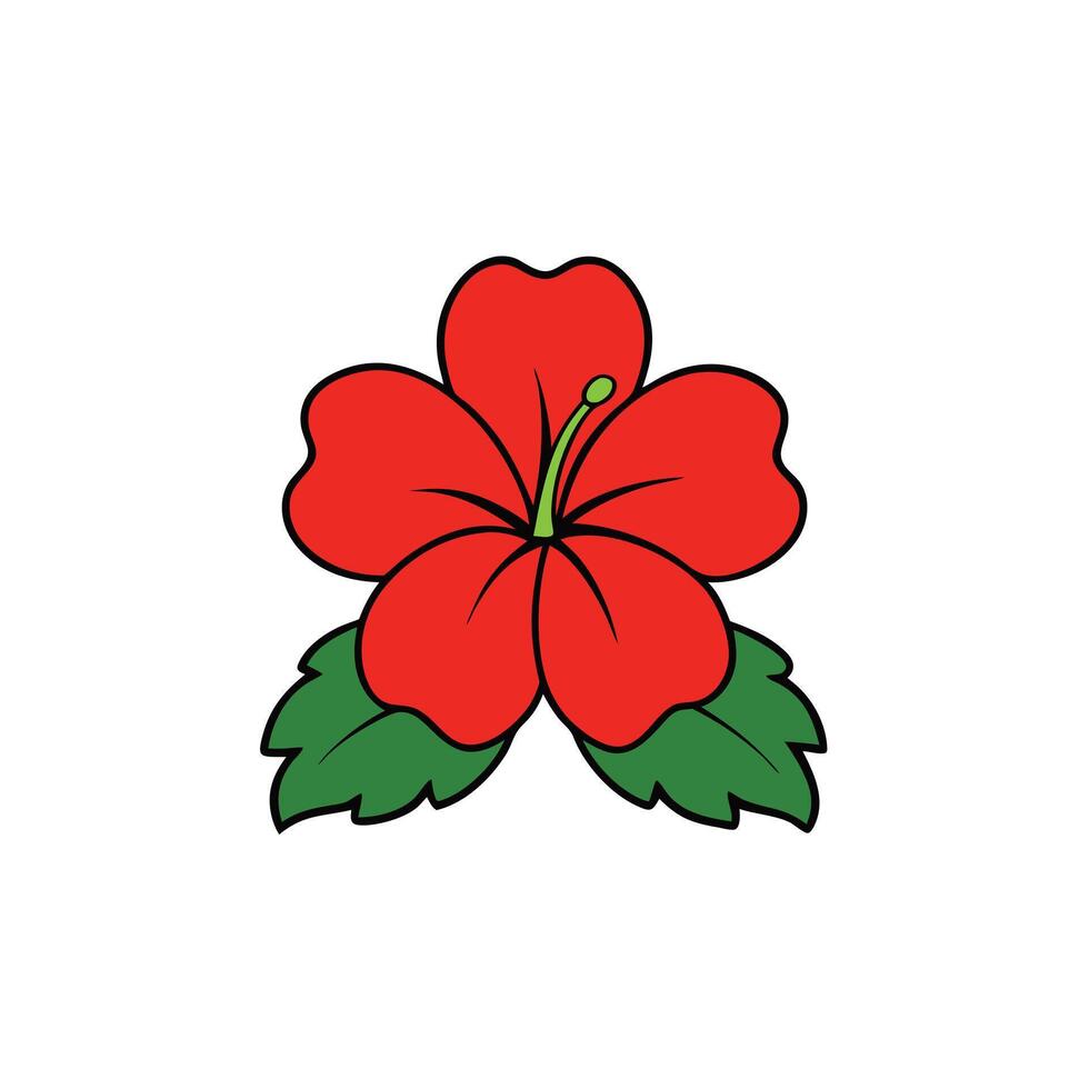 Creative Hibiscus Flower Designs for Projects vector