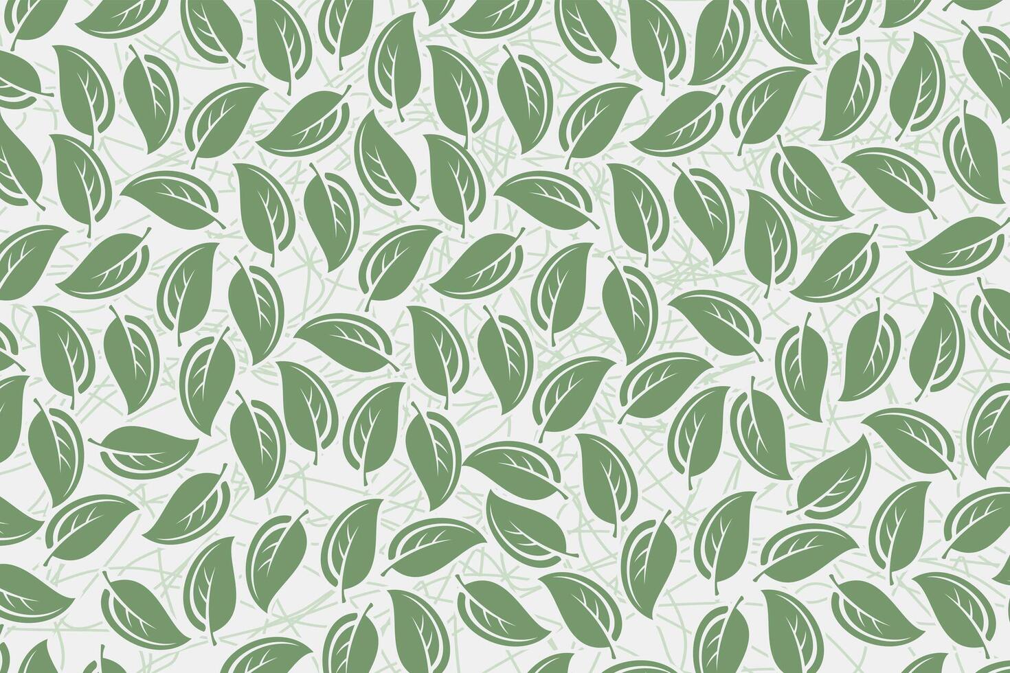 Abstract seamless natural green foliage background illustration design vector