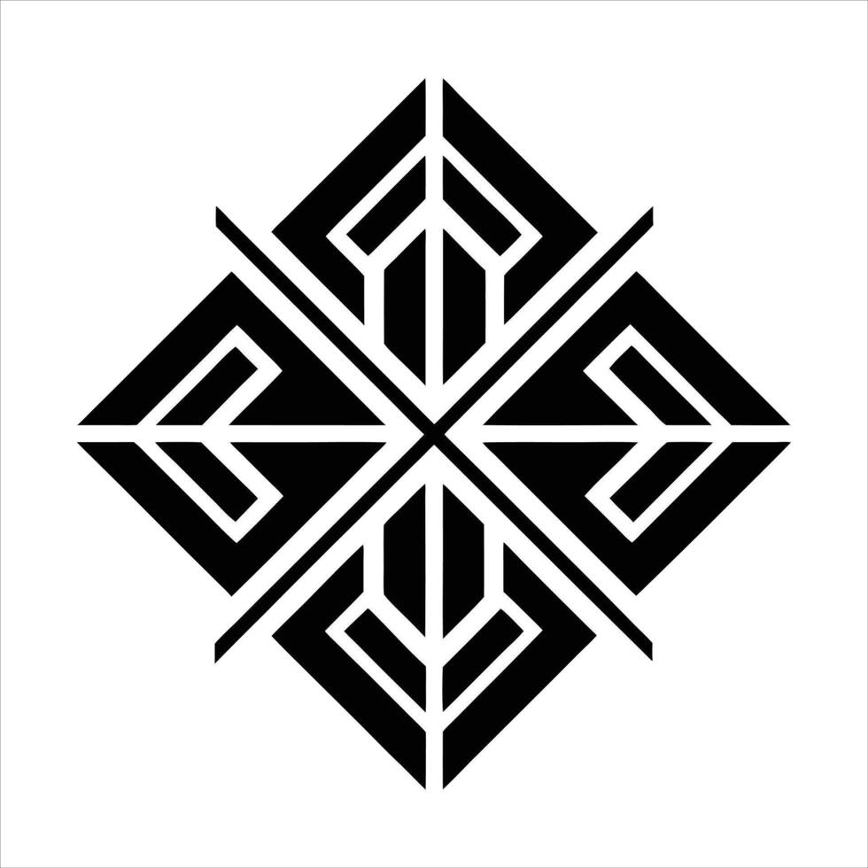 geometric lines ornament decorative set. vector