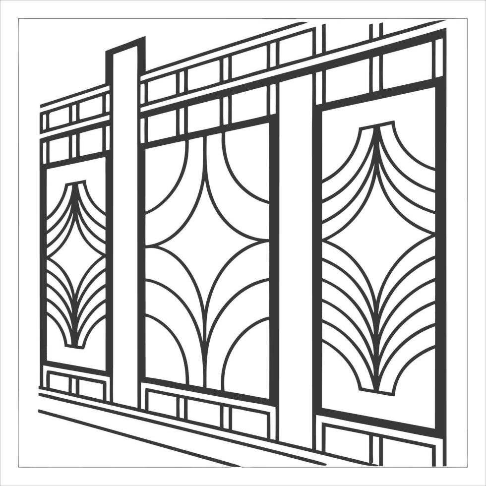 black and white seamless pattern design vector