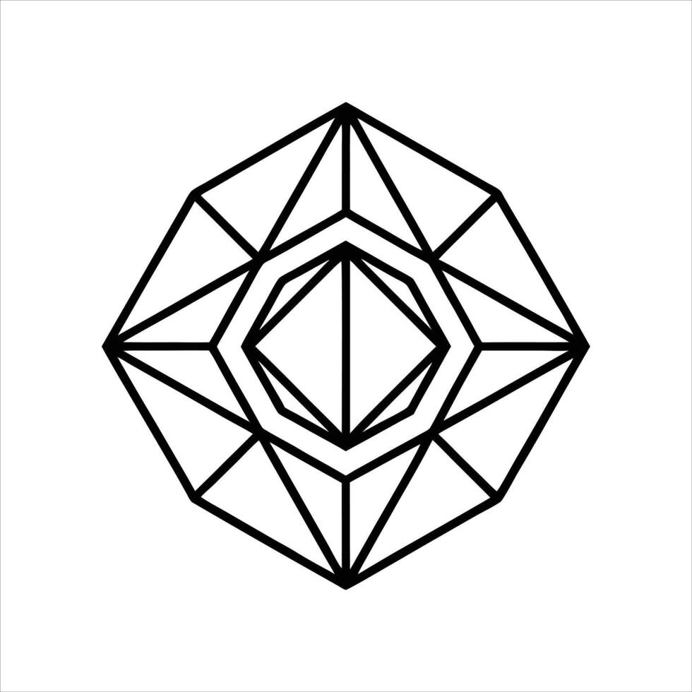 Mandala geometric ornament decorative set. vector