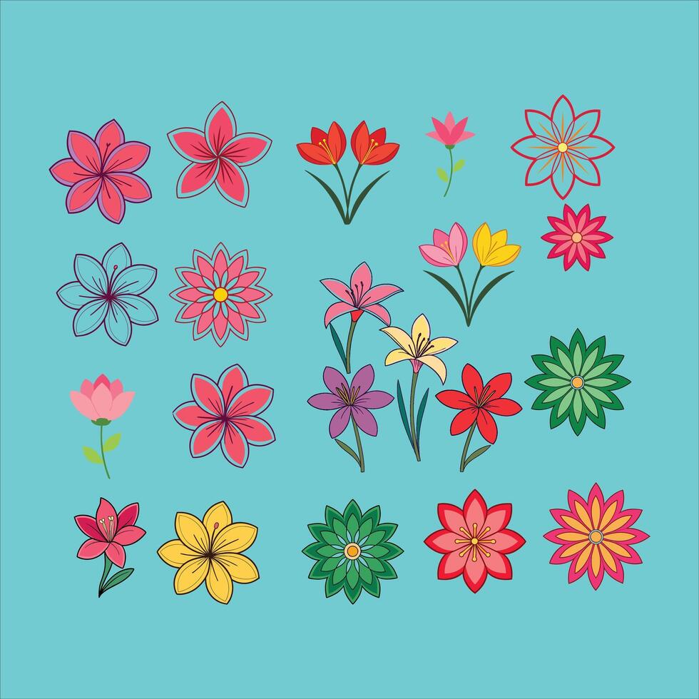 blooming flower illustration graphic design vector