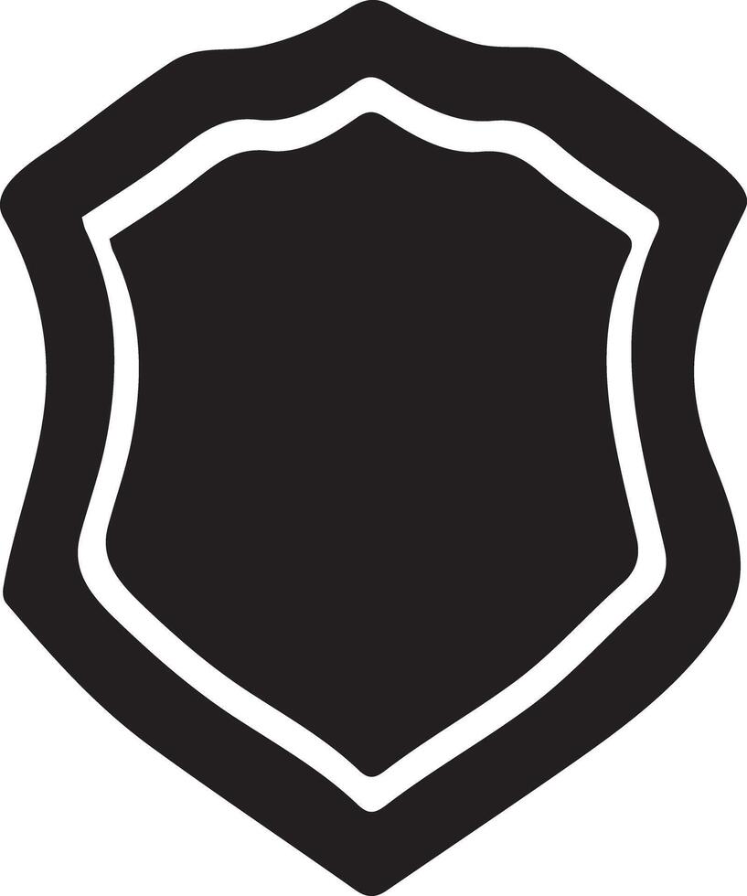 Minimalist Shield Silhouette Icons from Medieval to Energy Shields vector