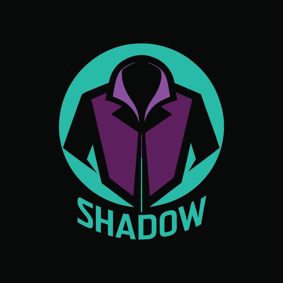 The logo for shadow, a clothing company vector