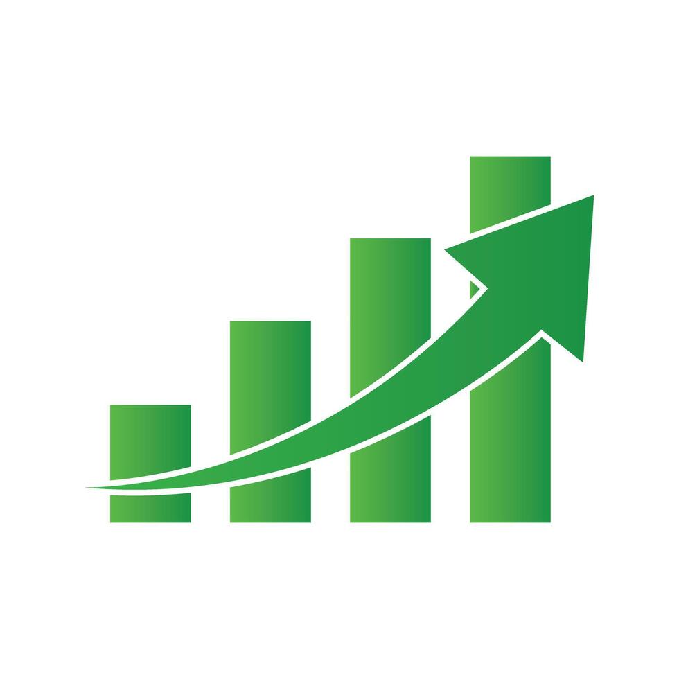 Bar graph icon Business chart Data visualization Graph diagram Statistical bar graph Financial. vector