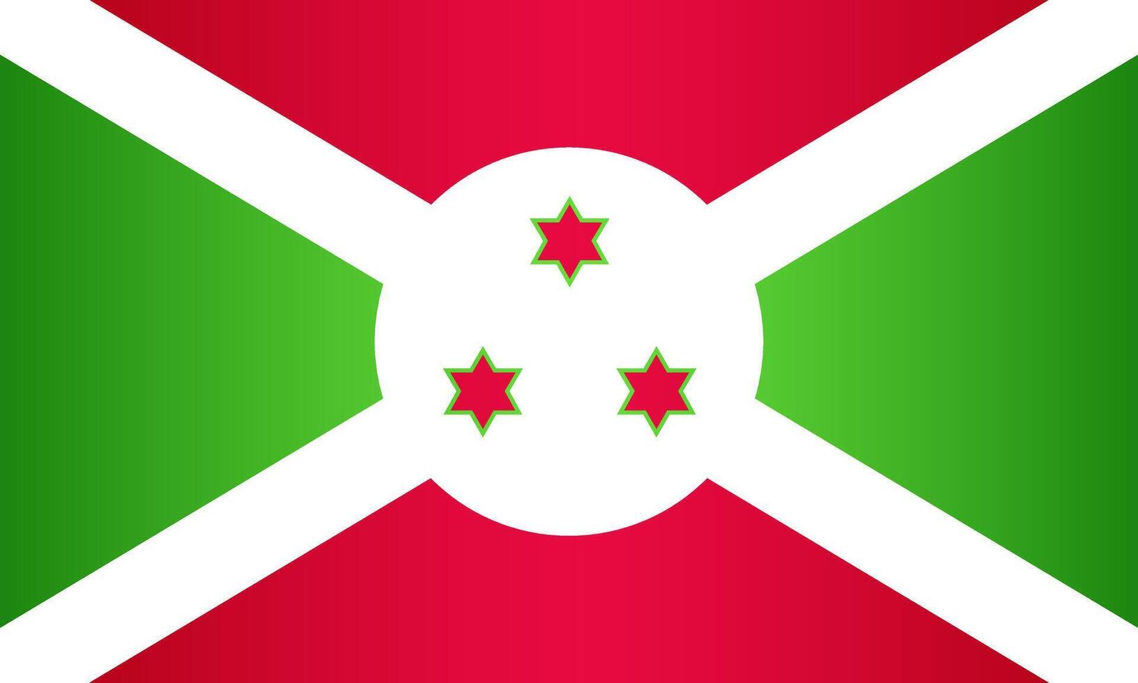 National flag of Burundi vector