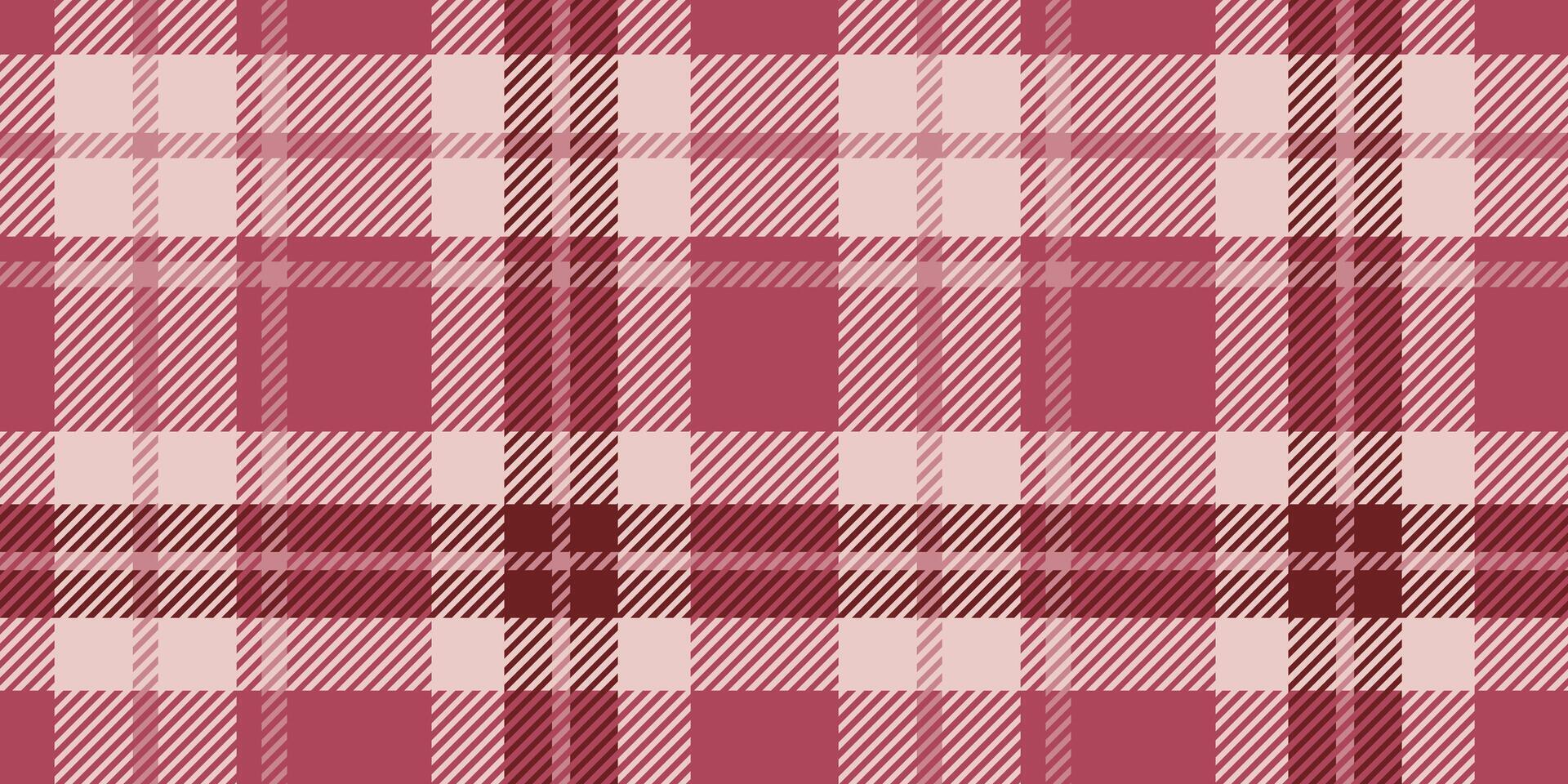 Pink Plaid Pattern, Seamless Tartan Checkered Textile Design, Perfect for Fashion, Home Decor, Wallpapers, and Fabric Patterns vector
