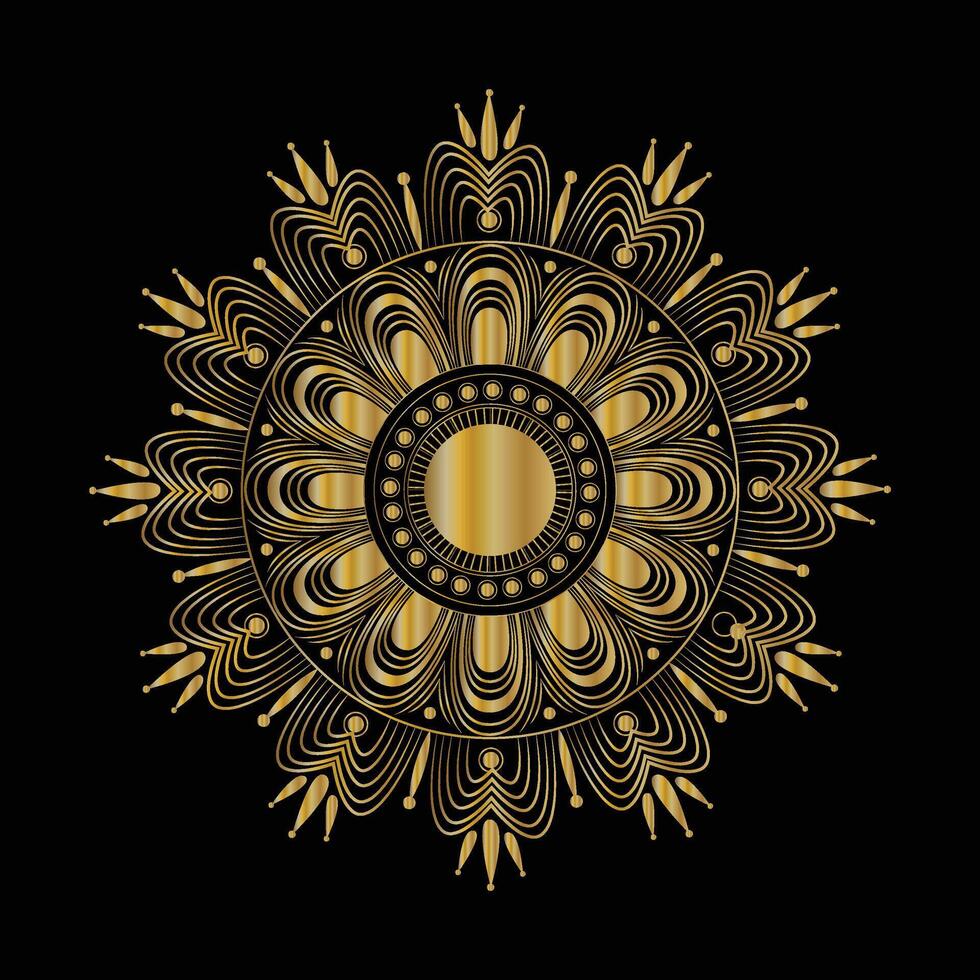 Abstract beautiful mandala design background vector