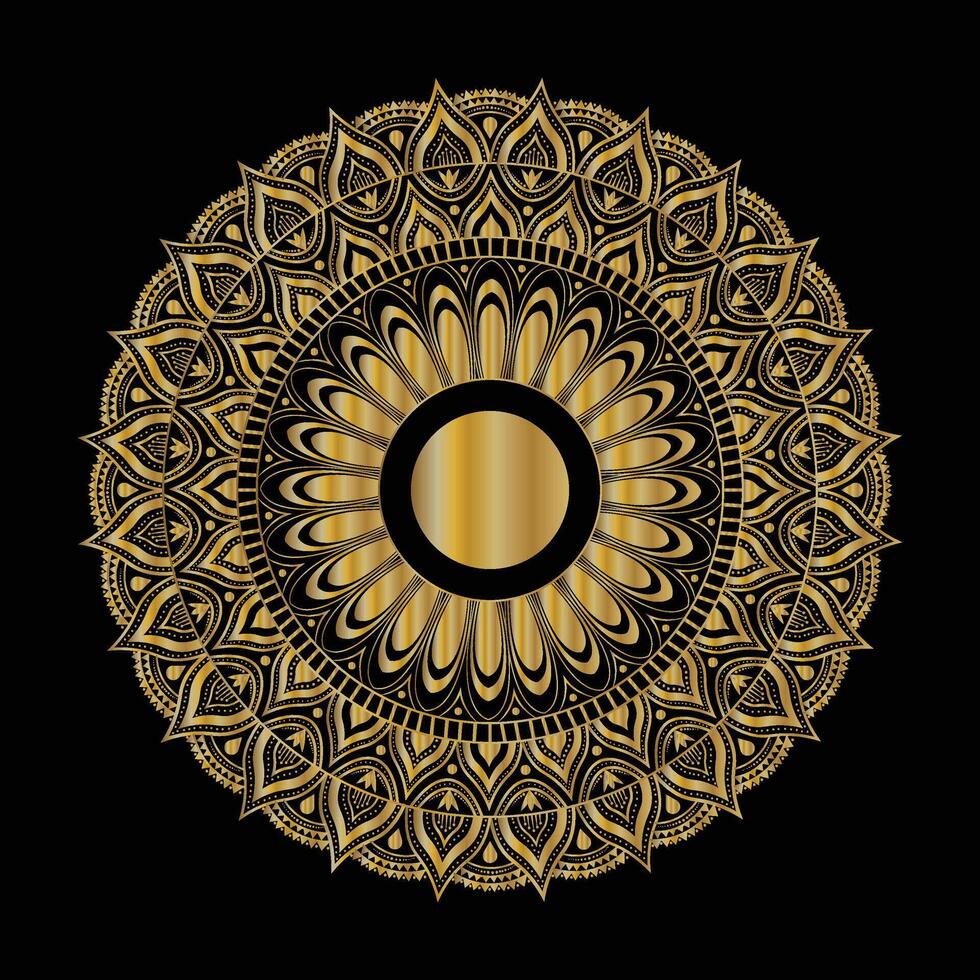Mandala Pattern Stencil doodles sketch vector
