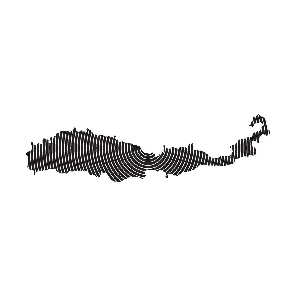 Flores Island Map Icon element design vector