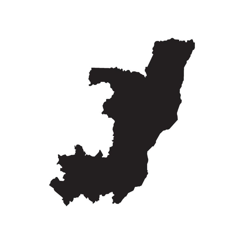 Republic of the Congo Map Icon vector