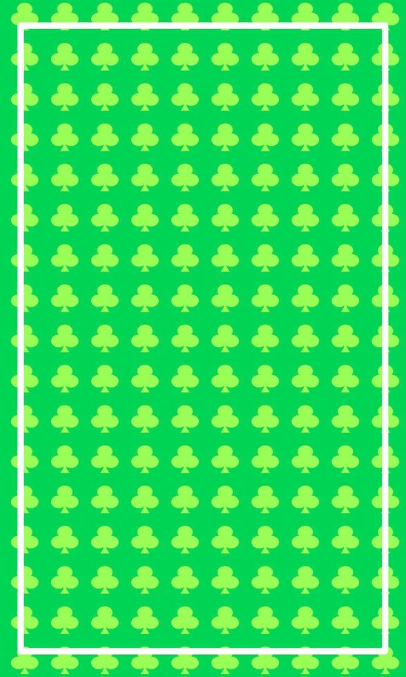 minimalist, green-themed graphic featuring a tiled pattern of shamrocks, often associated with Irish culture and luck. vector