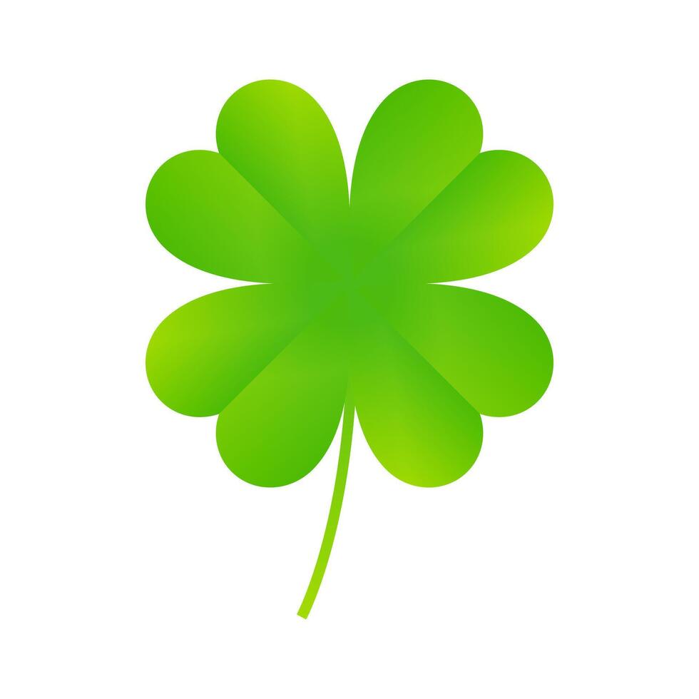 green clover leaf design illustration vector