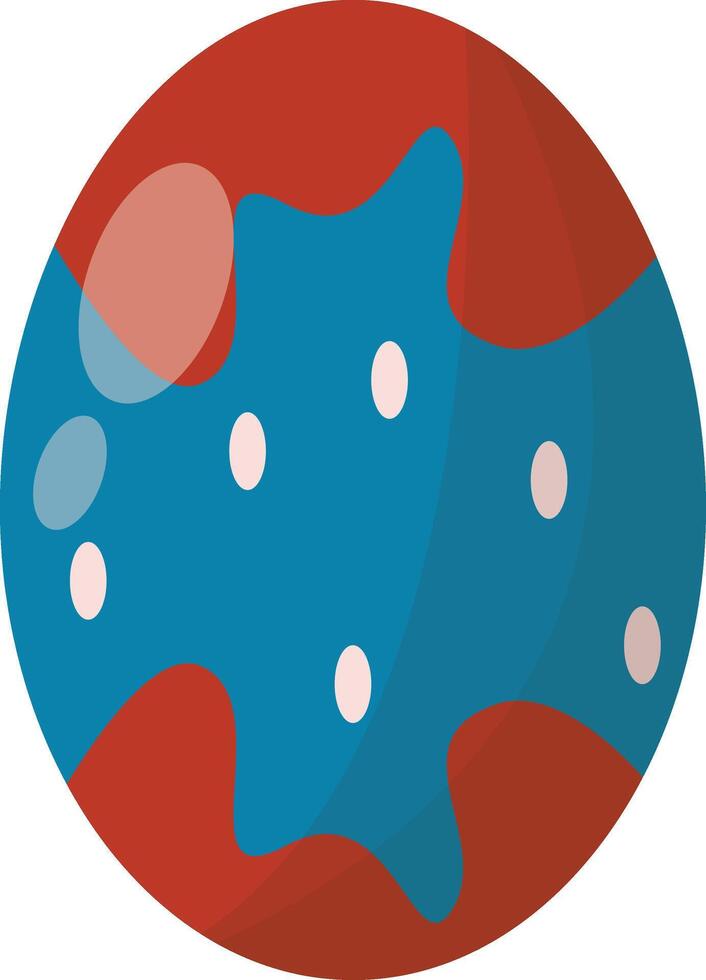 Easter Eggs in Abstract Design vector