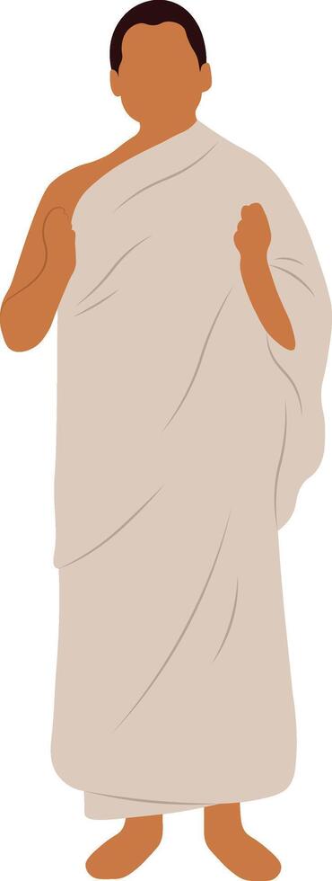 Hajj Pilgrim Illustration vector