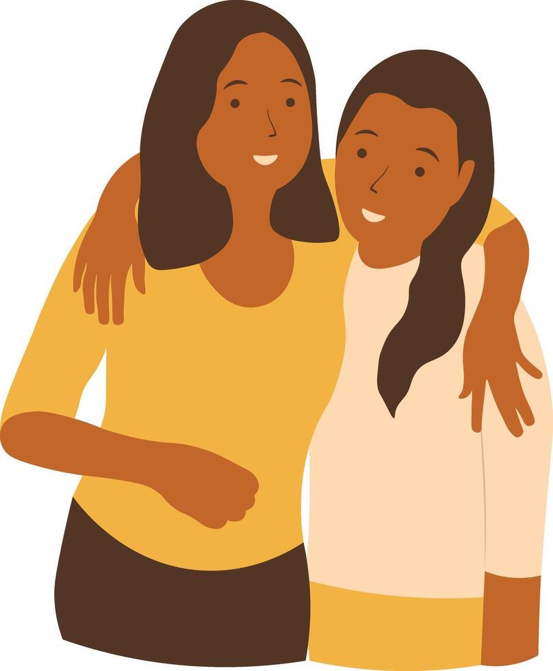 Woman Friendship Character vector