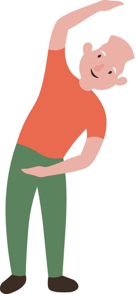 Activity Old People Illustration vector