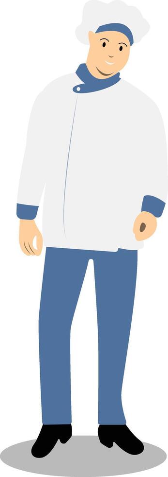 Young Man Chef vector
