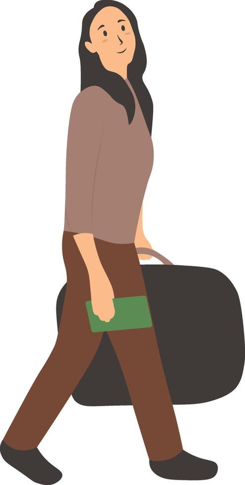 Women Tourist Character vector