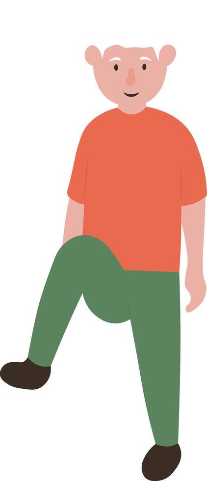 Activity Old People Character vector