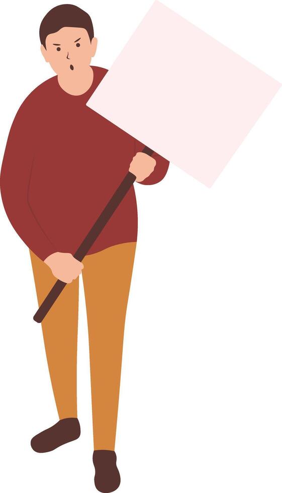 Illustration of People Holding Banner vector