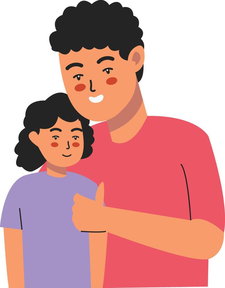 Happy Fathers Day on White Background vector