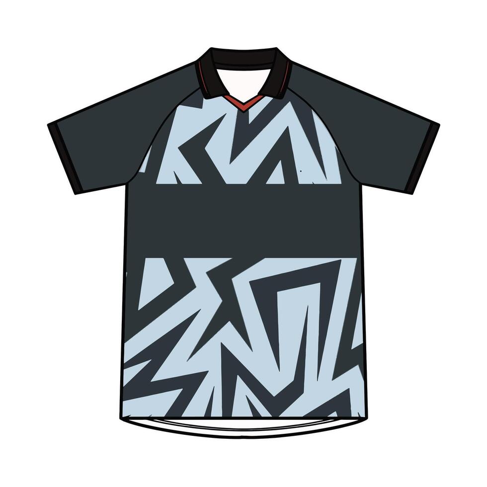 vintage sport jersey with collar without writing vector