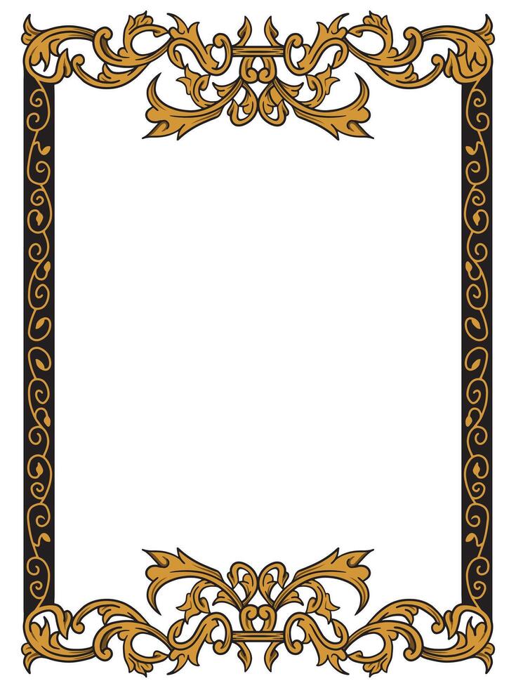 Art Deco Ornamental Border Frame vector