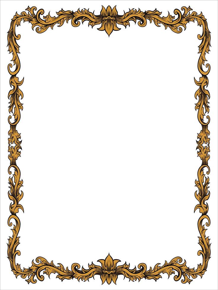 Festive Ornamental Frame Design vector