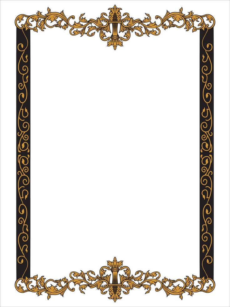 Timeless Ornamental Frame Design vector